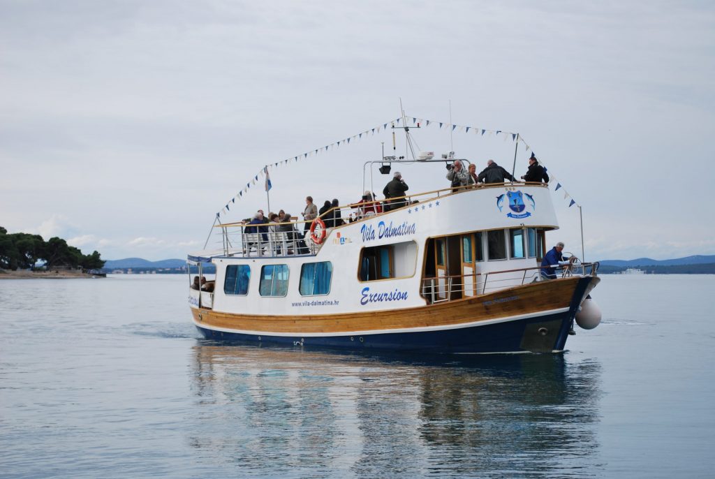 Vila Dalmatina boat off the Zadar coast