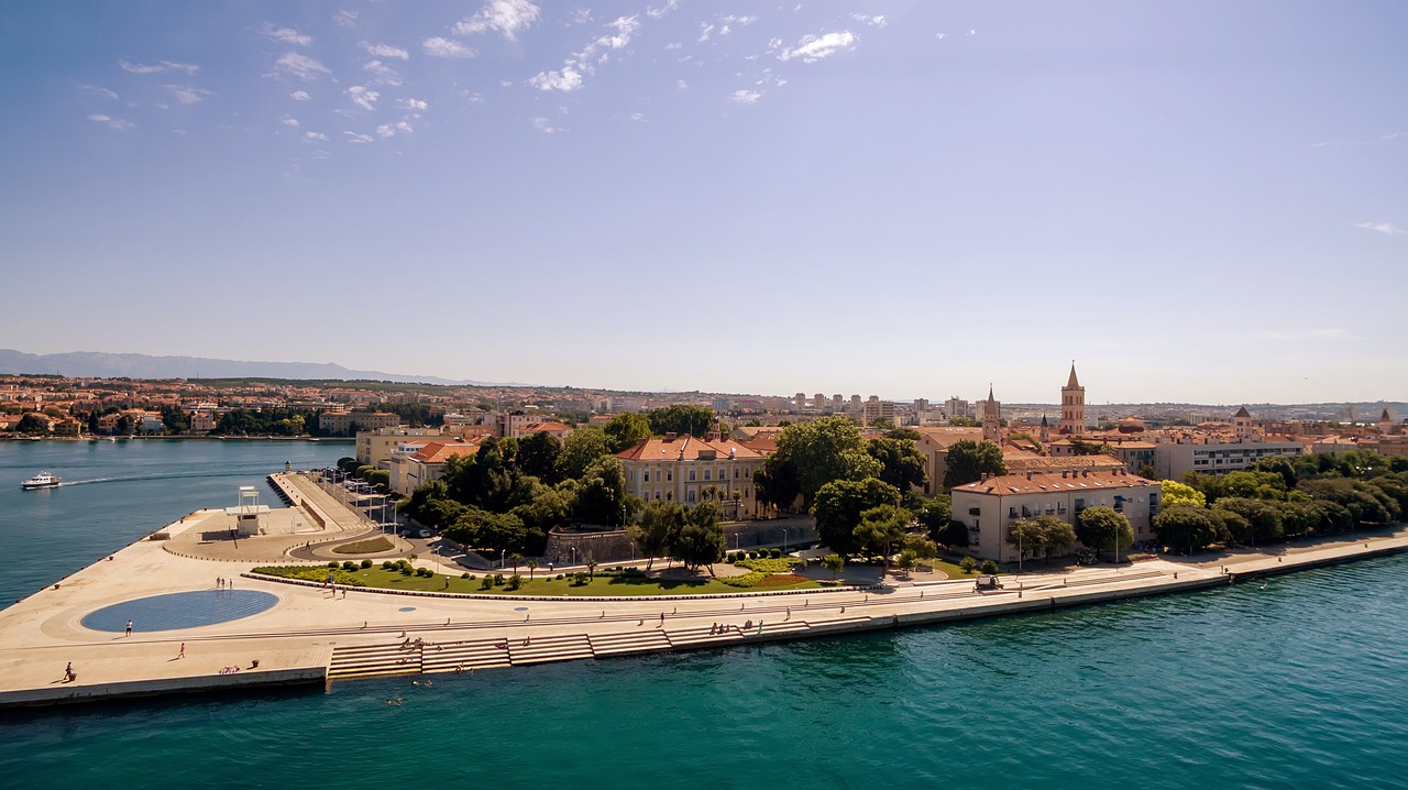 Zadar peninsula panorama